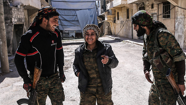 Kurdish fighters in Aleppo (Photo: MCT)