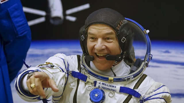 ג'ף וויליאמס, תחנת החלל הבינלאומית (צילום: רויטרס) (צילום: רויטרס)