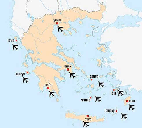 יותר מתמיד טיסות ישירות לאיי יוון (עיצוב: עדי מזרחי)