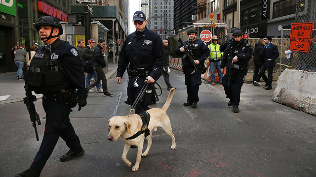 האבטחה תוגברה בניו יורק (צילום: AFP) (צילום: AFP)