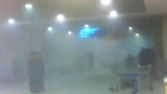 המחבל התפוצץ באולם הציבורי בטרמינל. הפיגוע בנמל התעופה דומודדובו שבמוסקבה ב-2011 ()