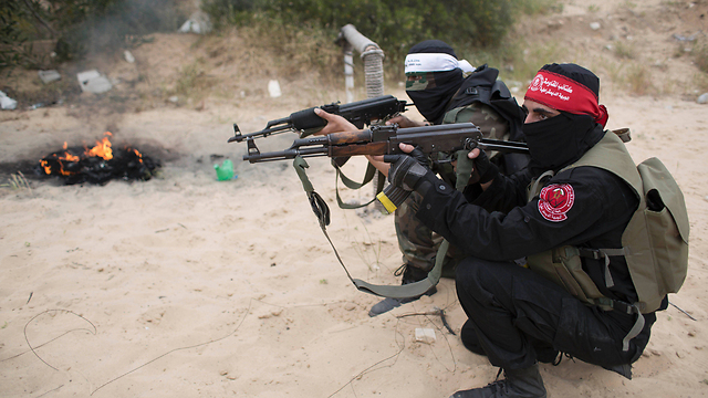 Боевики ХАМАСа в Газе. Фото: AFP