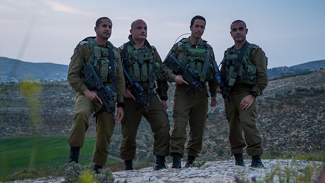 Heads of the Judia and Samaria Division (Photo: IDF Spokesperson's Unit)