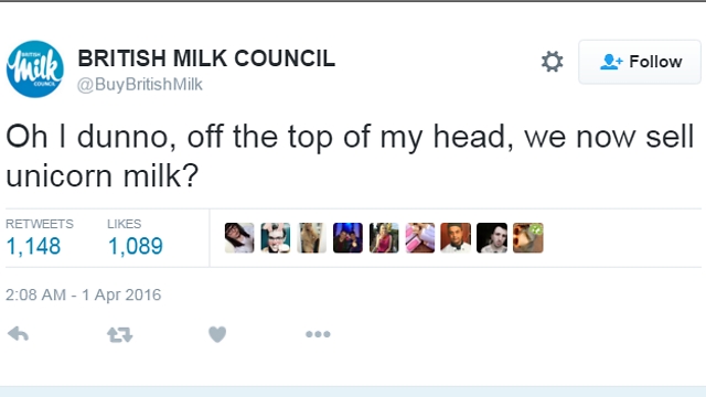 "בשליפה מהמותן – אנחנו מתחילים למכור חלב של חד-קרן?" (צילום: מהטוויטר) (צילום: מהטוויטר)