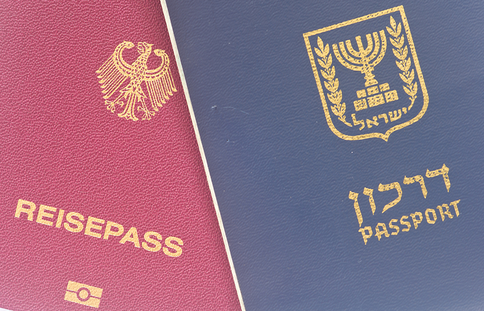 דרכון ישראלי (134 מדינות ללא ויזה) וגרמני, במקום הראשון (צילום: shutterstock) (צילום: shutterstock)