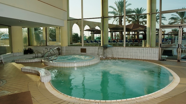 The pool at the hotel spa