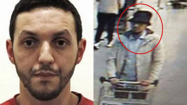 Mohamed Abrini, the terrorist in white. (Photo: AP, Reuters)