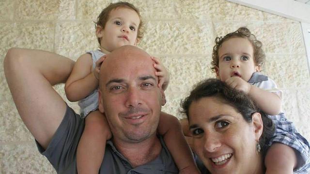משפחת זלצר ממושב עין יהב (צילום: הראל זלצר) (צילום: הראל זלצר)