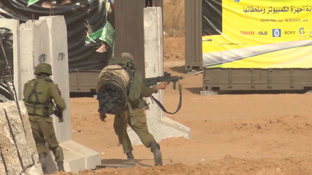 Soldier training at Tzeilim base (Photo: IDF Spokespersons Unit)