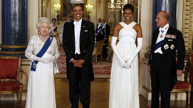 גם בני הזוג מישל וברק אובמה זכו לאירוח מלכותי ב-2011 (צילום: רויטרס) (צילום: רויטרס)