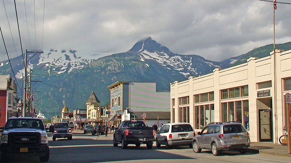 עיר טיפוסית באלסקה (צילום: מוטי סבאג) (צילום: מוטי סבאג)