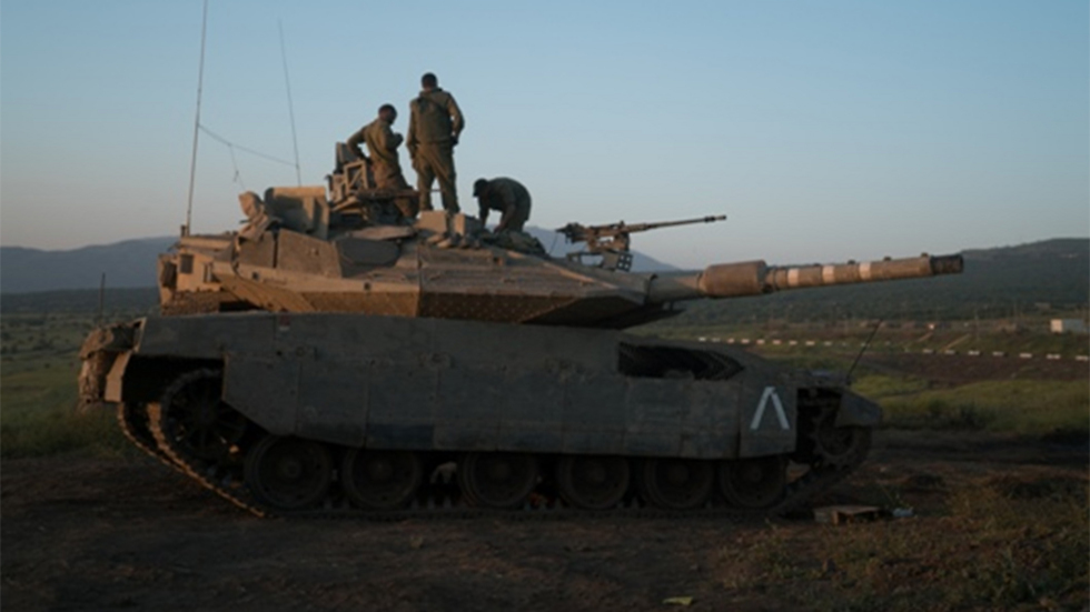 Tank in Golan Heights, Photo: IDF spokesperson