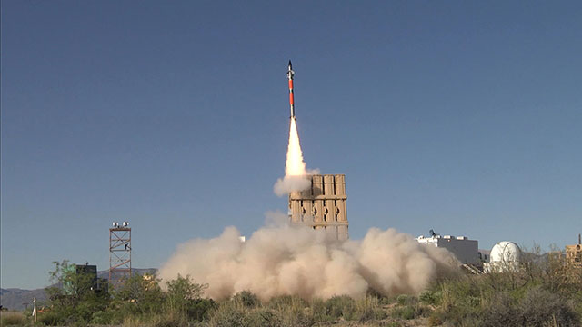 Iron Dome system in action (Photo: Rafael Advanced Defense Systems)