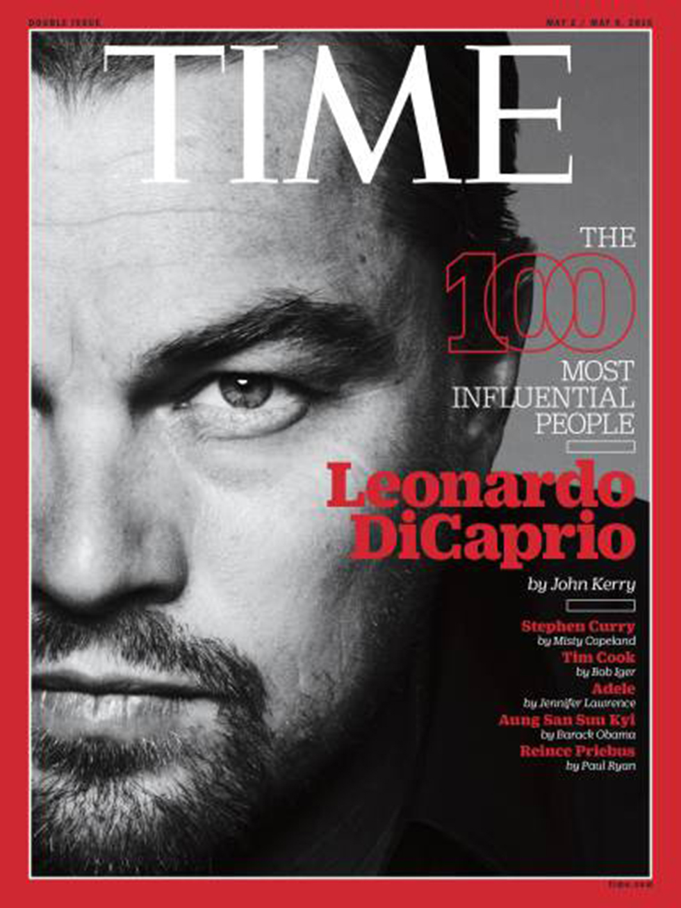 דיקפריו על שער מגזין "טיים". אחד משישה שערים שהוציא המגזין (צילום: TIME) (צילום: TIME)