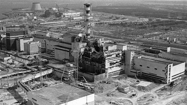 Чернобыльская электростанция, 1986 год. Фото: AP