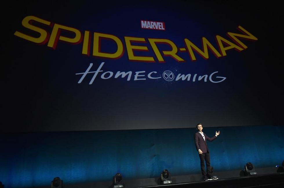 הסרט שבדרך. הולנד מציג את "Spider-Man: Homecoming" (צילום: GettyImages) (צילום: GettyImages)