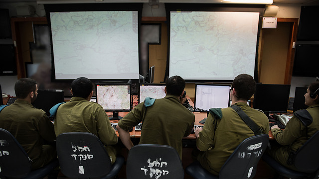 Canopy of Fire command and control center (Photo: IDF Spokesman's Office)
