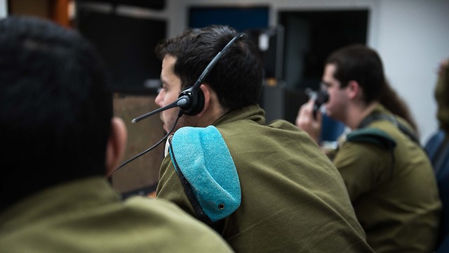 Canopy of Fire command and control center (Photo: IDF Spokesman's Office)
