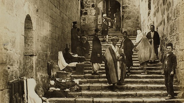 Stairs in the Old City of Jerusalem (Photo: Bonfils/SWNS.com)