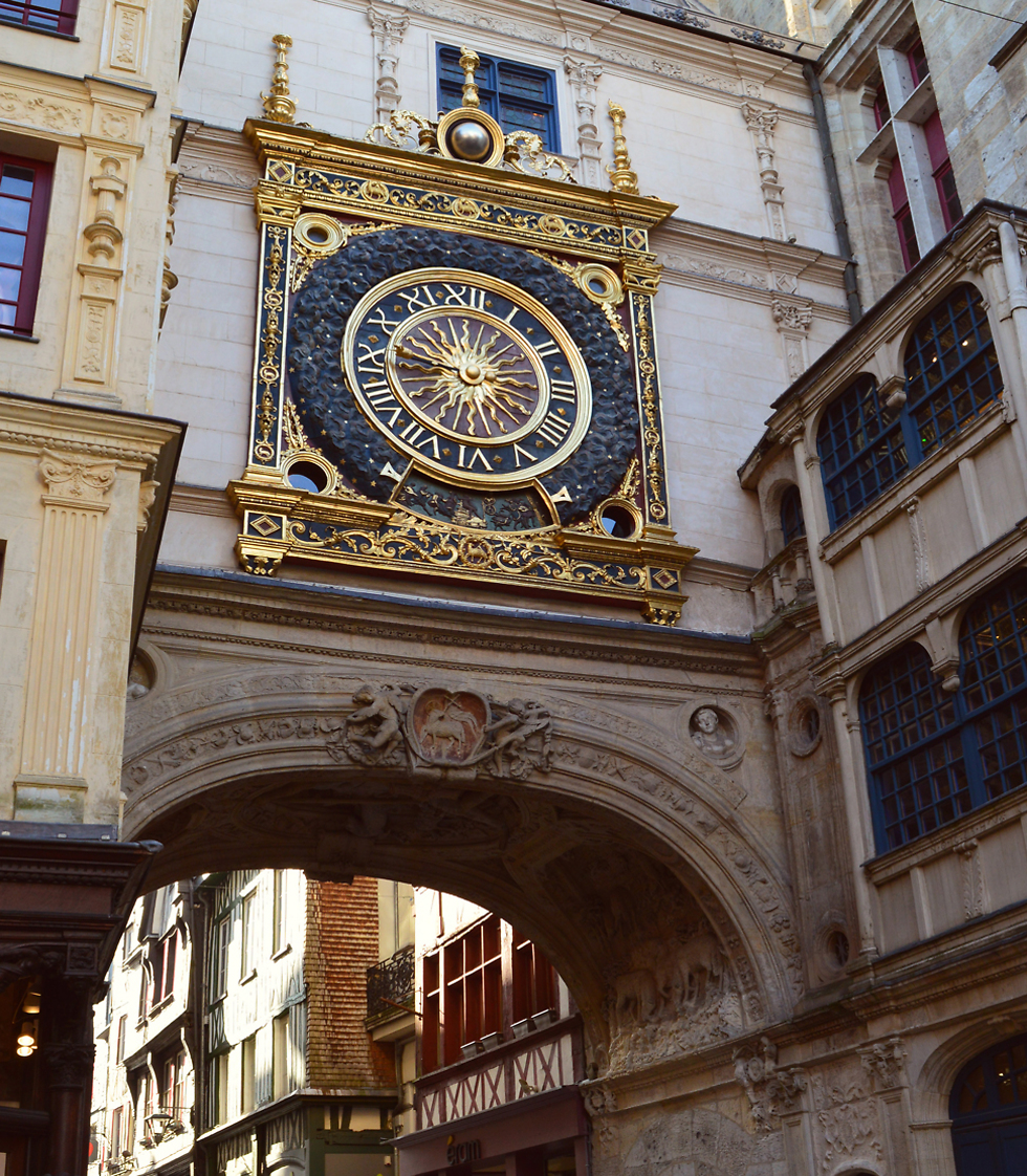 רחוב השעון הגדול. Rue du Gros-Horloge (צילום: CRT Normandie) (צילום: CRT Normandie)