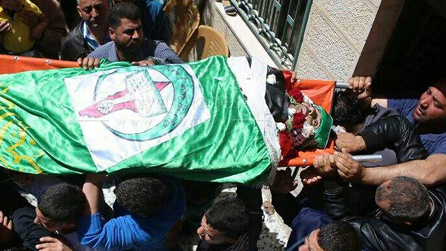 Funeral of terrorist Ahmed Shahada 