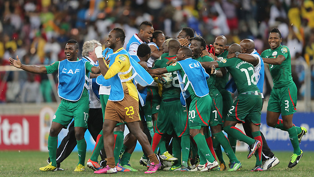 ענף ספורט פופולרי במדינה המערב אפריקנית. נבחרת הכדורגל של בורקינה פאסו (ארכיון) (צילום: GettyImages) (צילום: GettyImages)