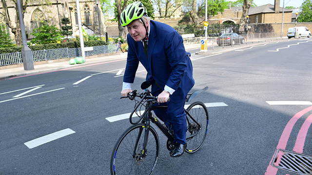 מורשת ג'ונסון. אופניים ציבוריים בלונדון (צילום: AFP) (צילום: AFP)