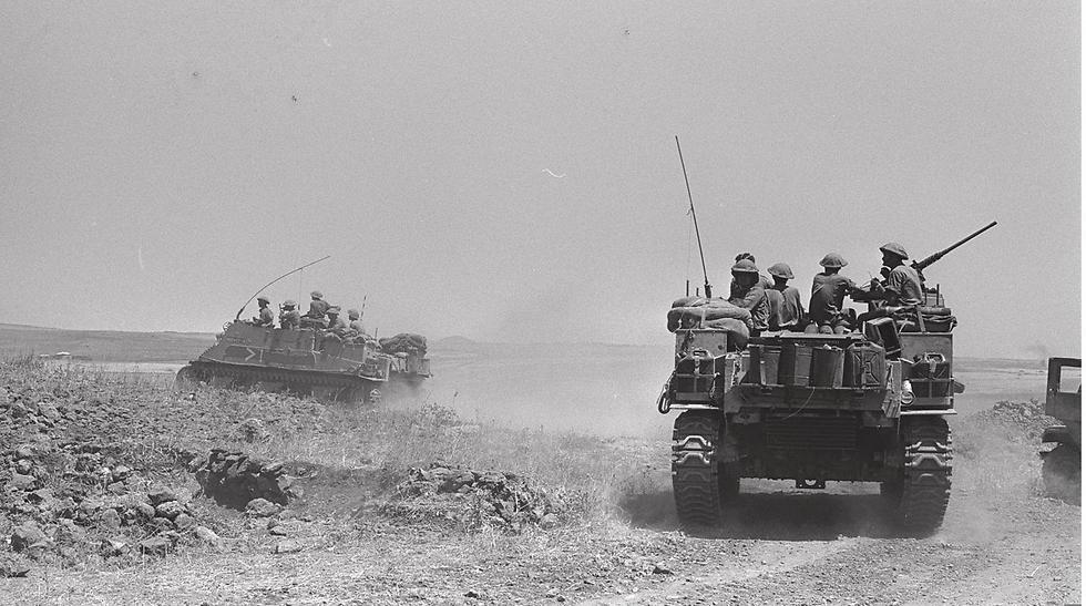 כוחות צה"ל ברמת הגולן במלחמת ששת הימים (צילום: משה מילנר, לע"מ) (צילום: משה מילנר, לע
