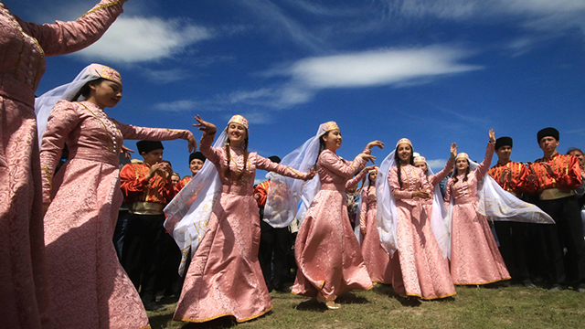 היסטוריה של רדיפות. חגיגות האביב הטטארי בבקצ'יסראי, קרים (צילום: MCT) (צילום: MCT)