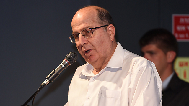 Ya'alon speaking at the Kirya in Tel Aviv (Photo: Dana Shraga, Defense Ministry)
