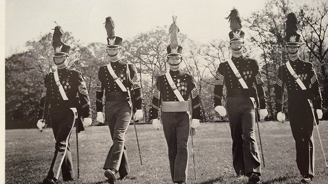 "אווירה קשה תחת פיקודו", טראמפ שני משמאל (צילום: New York Military Academy) (צילום: New York Military Academy)