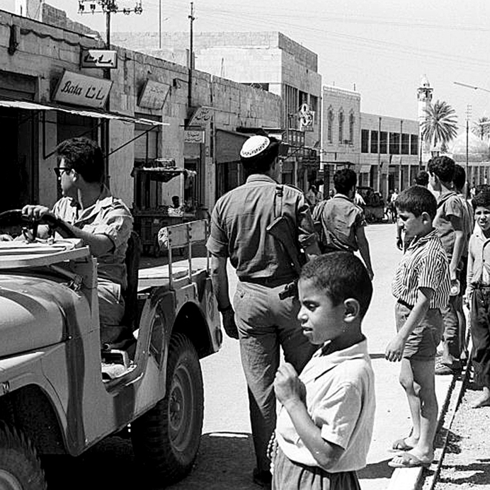 הגדה המערבית ב־ 67 ', בתום המלחמה | צילום: דוד רובינגר