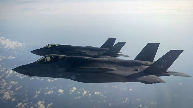 ה-F-35. בדרך לחיל האוויר (צילום: EPA) (צילום: EPA)