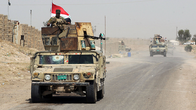 Iraqi soldiers near Fallujah (Photo: AFP)