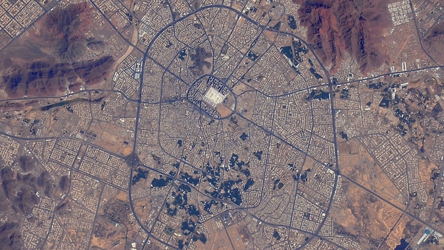 העיר מדינה בסעודיה (צילום: טים פיק, סוכנות החלל האירופית) (צילום: טים פיק, סוכנות החלל האירופית)