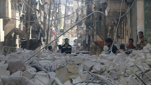 Destruction in Aleppo, northern Syria (Photo: Reuters)
