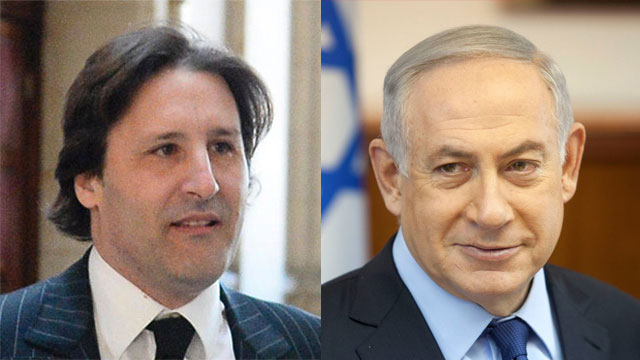 Armaud Mirman and PM Netanyahu (Photo: Reuters, AFP)