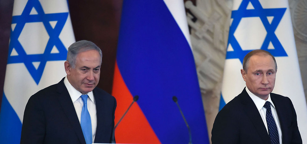 Нетаниягу и Путин в Москве. Фото: AFP