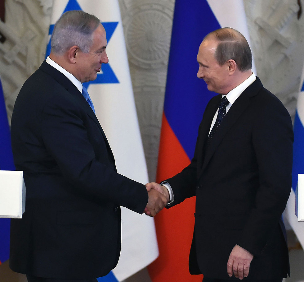 Путин и Нетаниягу в Кремле. Фото: AFP