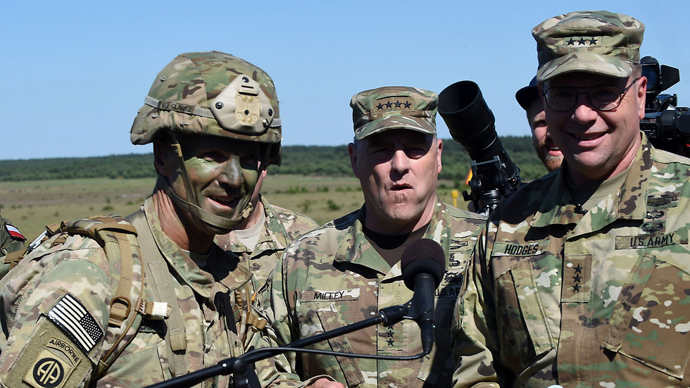 חיילים אמריקנים בתרגיל (צילום: AFP) (צילום: AFP)
