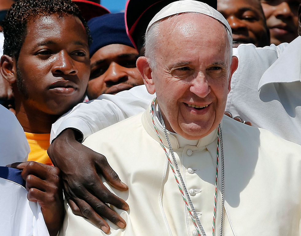 האפיפיור פרנסיסקוס. "יש לו נשמה" (צילום: AP) (צילום: AP)