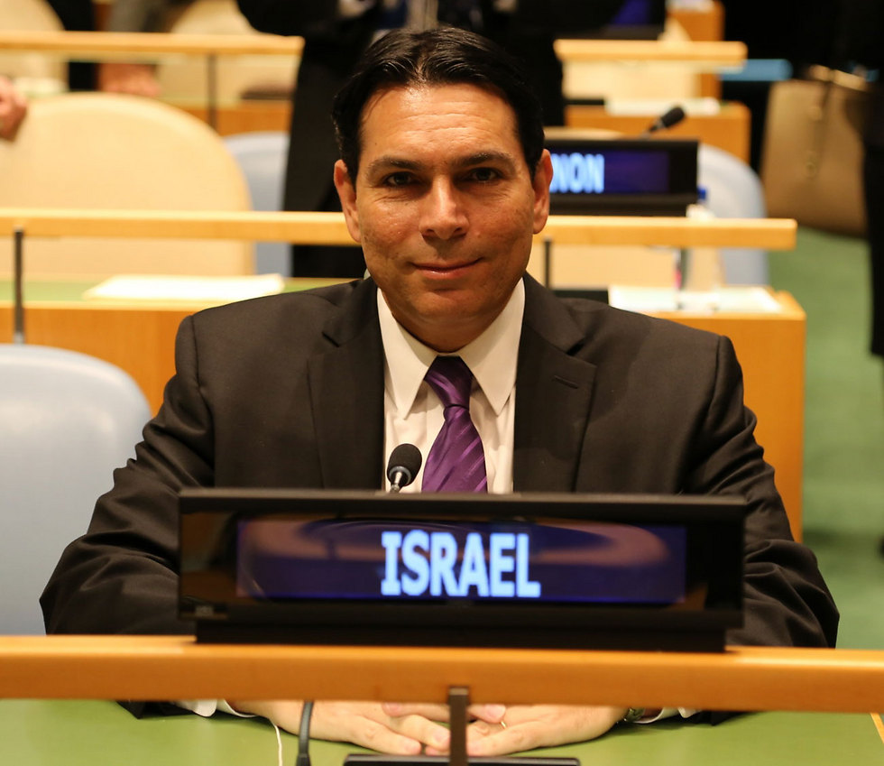Israel's UN Ambassador Danny Danon.