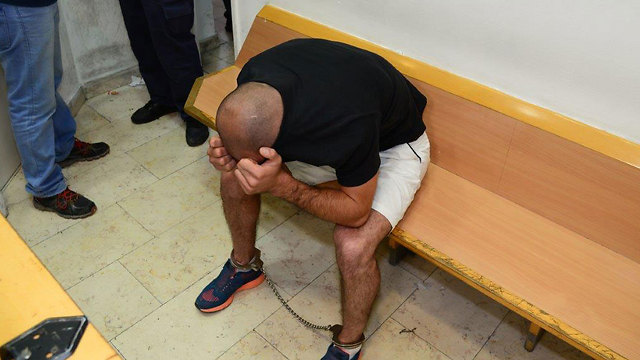 גברילוב בהארכת המעצר (צילום: הרצל יוסף) (צילום: הרצל יוסף)