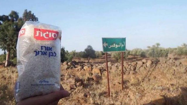 Israeli rice in Qunietra province, Syria