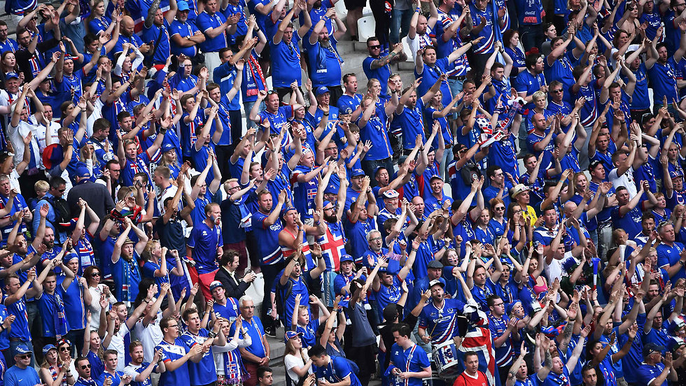 איסלנדים באליפות אירופה בכדורגל. ועדת השמות צפויה להיעלם (צילום: AFP) (צילום: AFP)