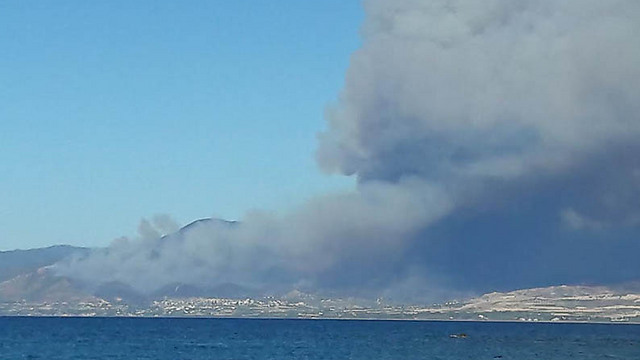 שריפה בפאפוס, קפריסין ()