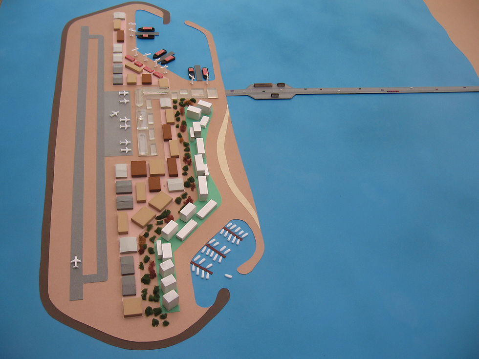 Katz's plan for a manmade island off the shore of Gaza