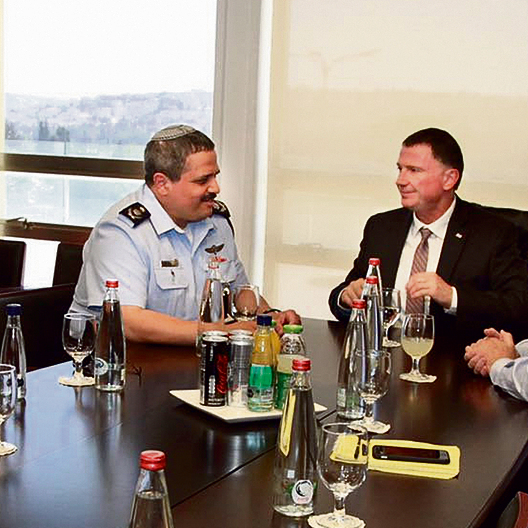 כל הממשלות רצו משטרה חלשה: אדלשטיין ואלשיך,  שלשום | צילום: דוברות הכנסת