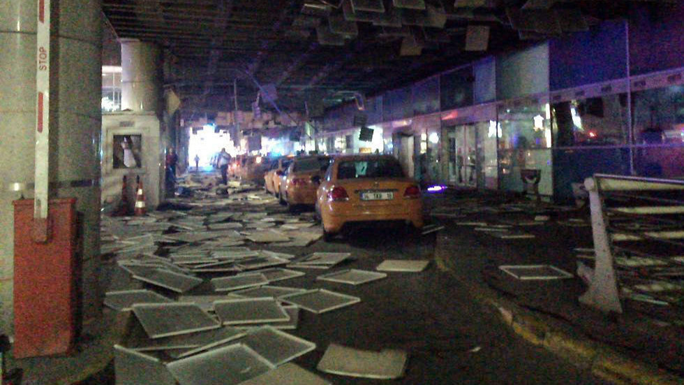 Aftermath of the attack at Ataturk Airport (Photo: AP)