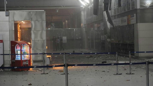 The destruction at the airport (Photo: Reuters)